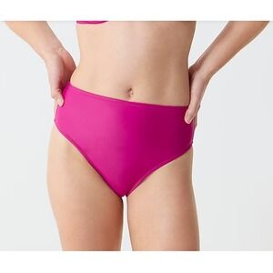 J. Crew Pink High-Waisted Bikini